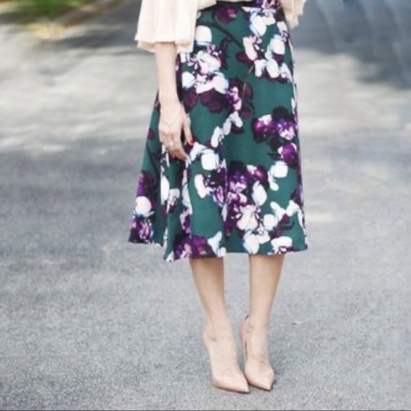 Banana Republic Andrea Floral Maxi Skirt Size 12